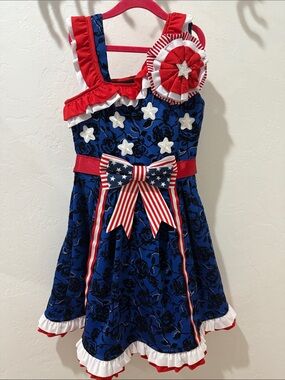Girls 4th of July/ Patriotic Dress